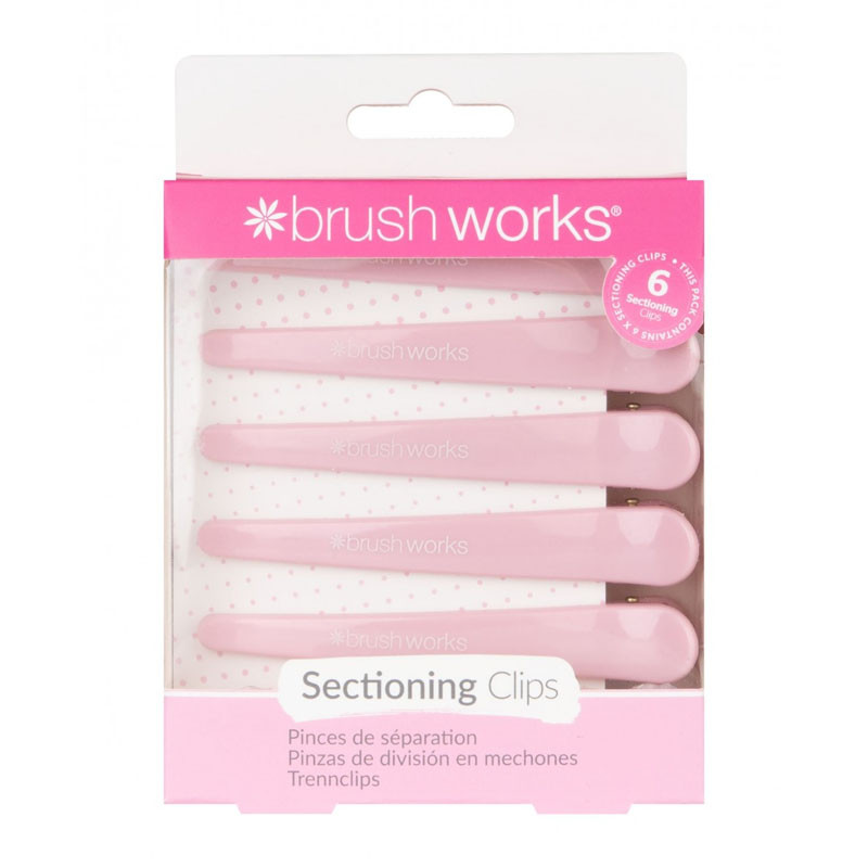 Brushworks Sectioning Clips barrettes à cheveux