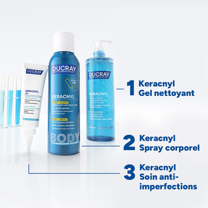 Spray corpo astringente anti-brufoli