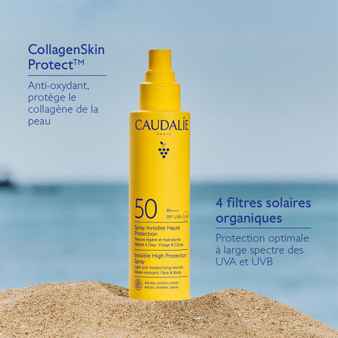 Onzichtbare spray met hoge beschermingsfactor SPF50