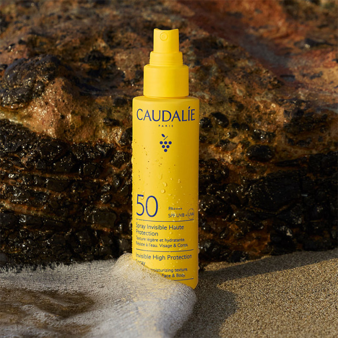 Onzichtbare spray met hoge beschermingsfactor SPF50