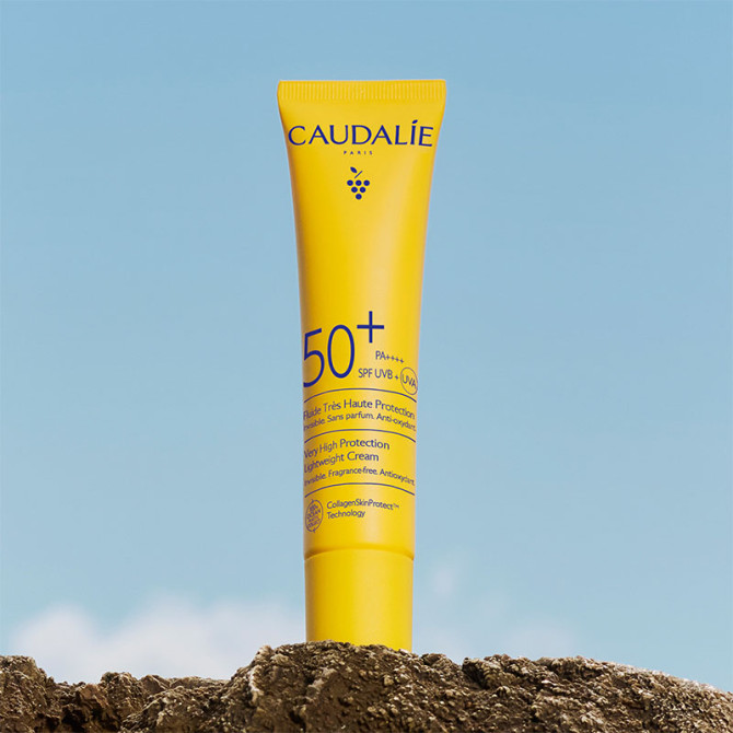 Vloeistof met zeer hoge beschermingsfactor SPF50+