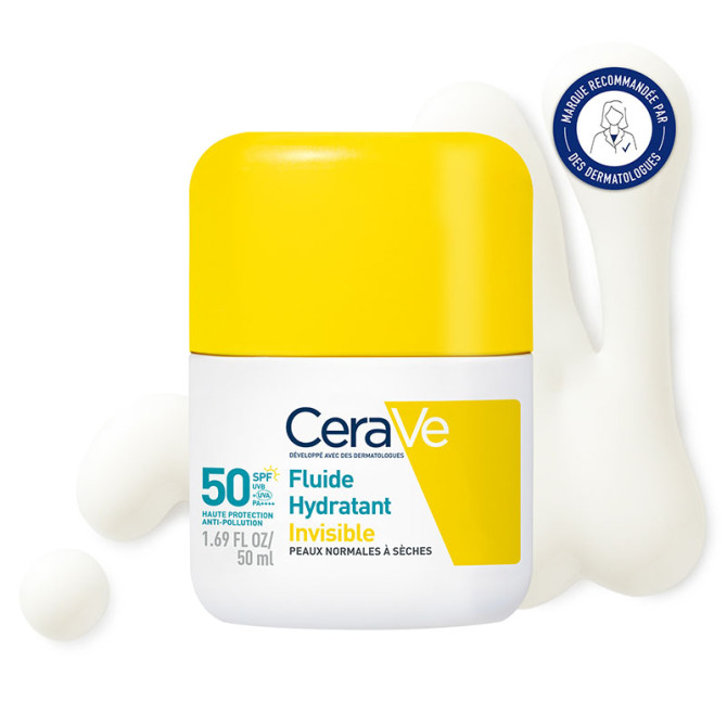 Fluide Hydratant Invisible SPF50 Haute Protection