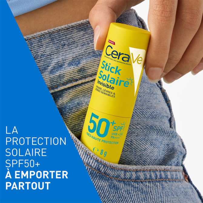 Stick Solaire Invisible SPF50+ Haute Protection