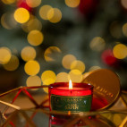 Petite Bougie de Noël Parfumée