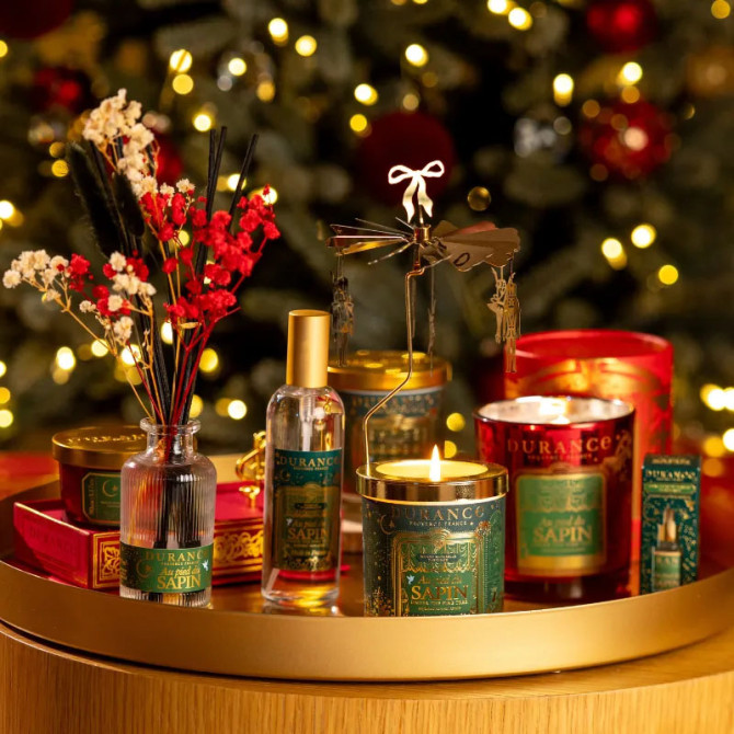 Petite Bougie de Noël Parfumée