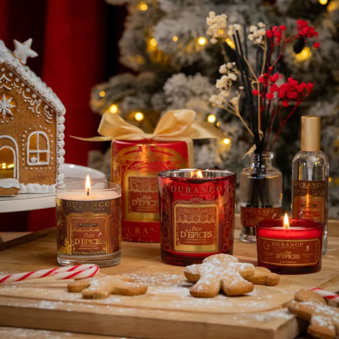 Petite Bougie de Noël Parfumée