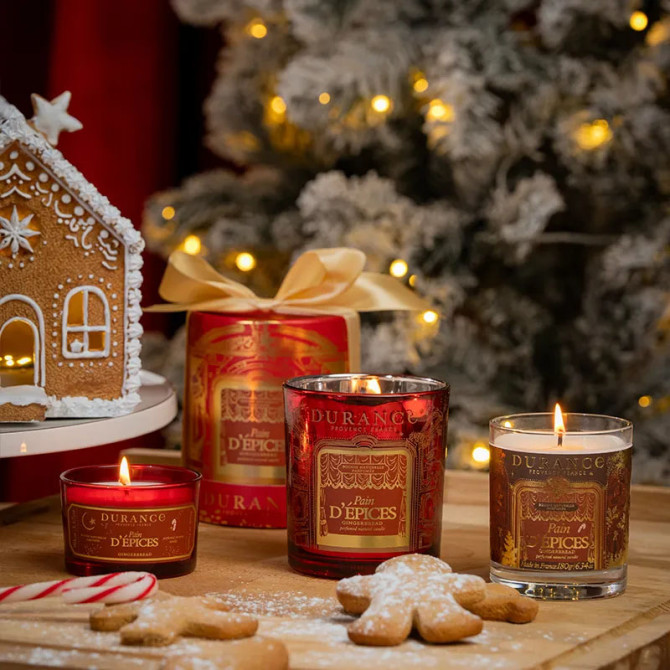 Petite Bougie de Noël Parfumée