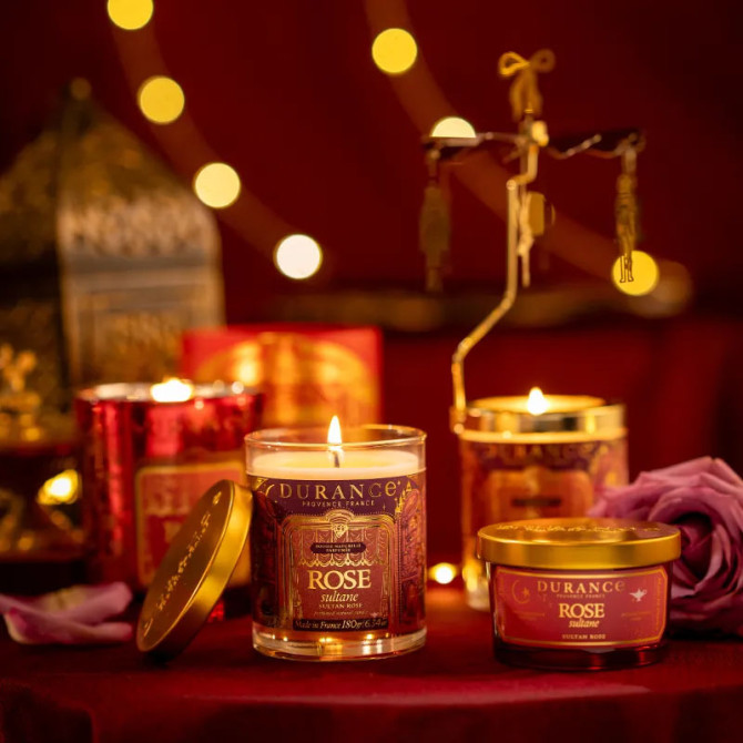 Petite Bougie de Noël Parfumée
