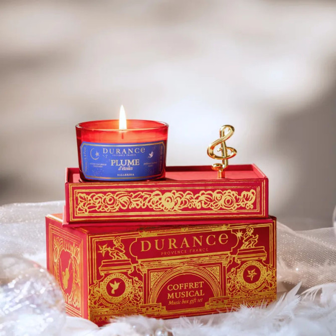 Coffret Boîte à Musique et Bougie