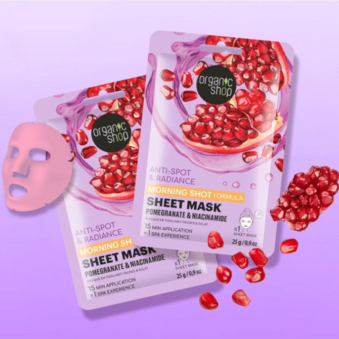 Masque Tissu Grenade et Niacinamide