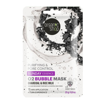 Masque Moussant Charbon & Lait de Riz
