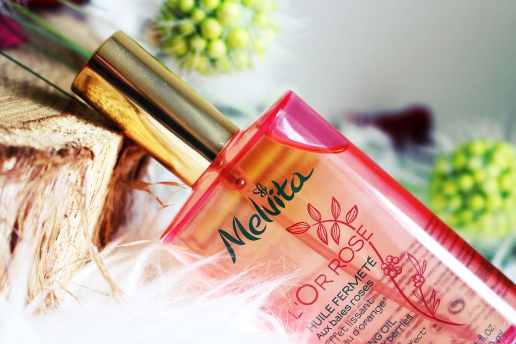 Bye Bye la cellulite avec l'huile fermeté Or Rose de Melvita