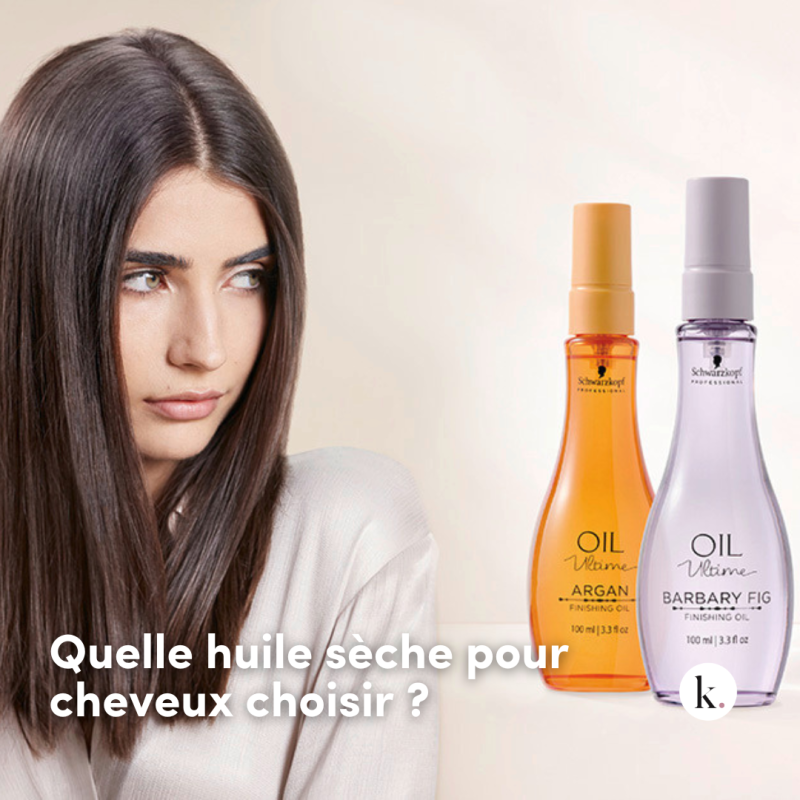 Quelle huile sèche pour cheveux choisir ?