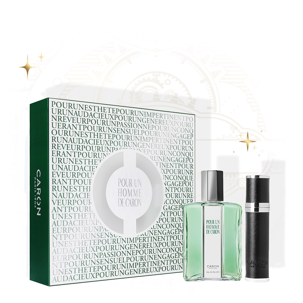 Coffret caron pour un homme